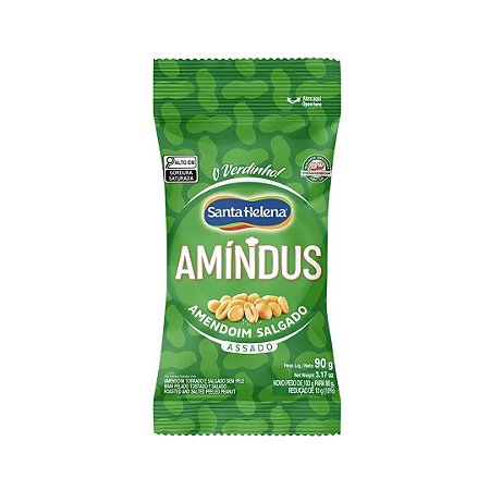 AMINDUS AMENDOIM SALGADO 90G SANTA HELENA