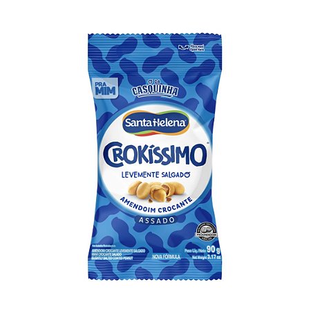 CROKISSIMO AMENDOIM LEVEMENTE SALGADO 90G SANTA HELENA