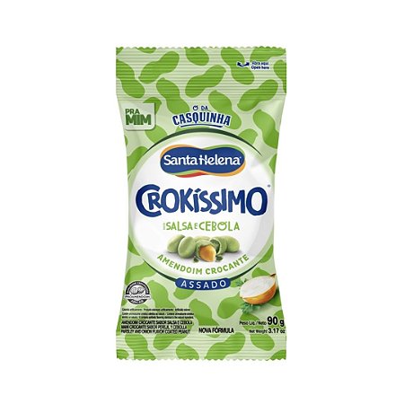 CROKISSIMO AMENDOIM SALSA E CEBOLA 90G SANTA HELENA
