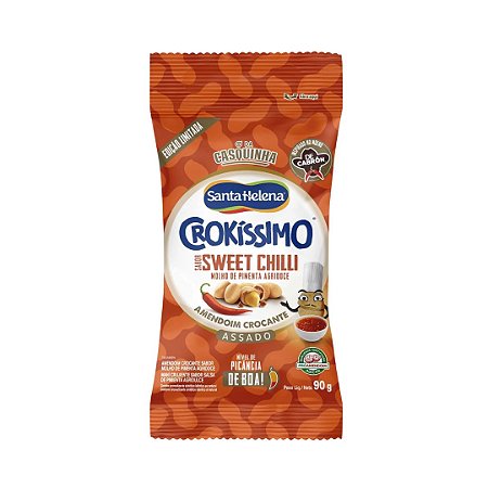 CROKISSIMO AMENDOIM PIMENTA AGRIDOCE 90G SANTA HELENA