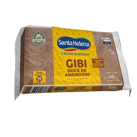 GIBI DOCE DE AMENDOIM 600G SANTA HELENA