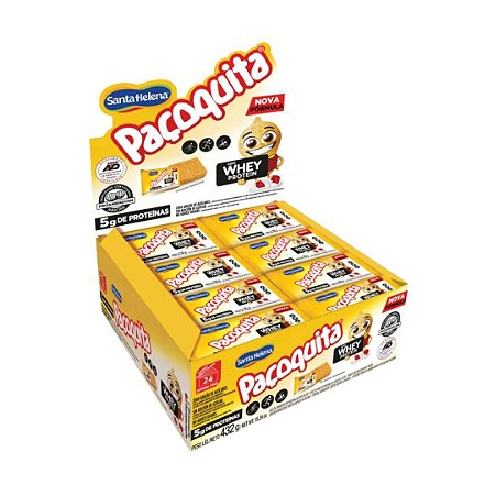 PACOQUITA COM WHEY 24 X 18G SANTA HELENA