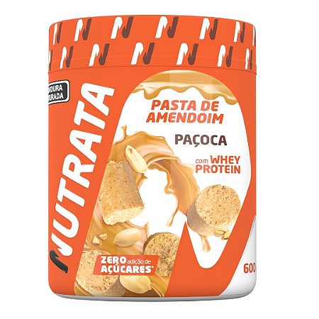 PASTA DE AMENDOIM PROTEICA PACOCA 600G NUTRATA