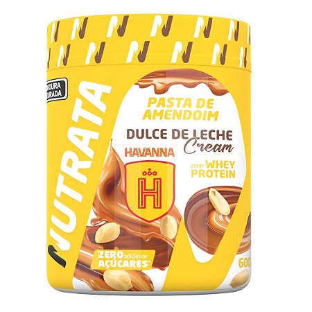 PASTA DE AMENDOIM PROTEICA HAVANNA 600G NUTRATA
