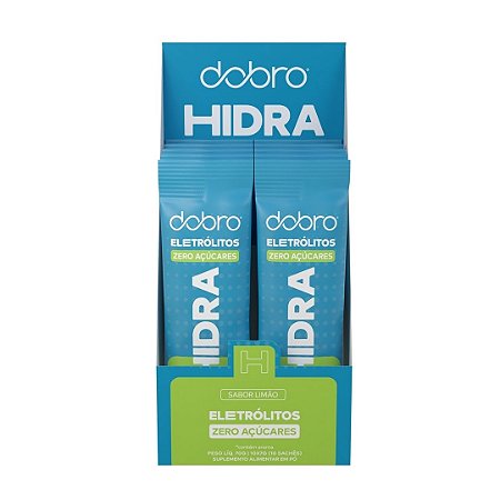 HIDRA ELETROLITOS LIMAO 10 X 7G DOBRO