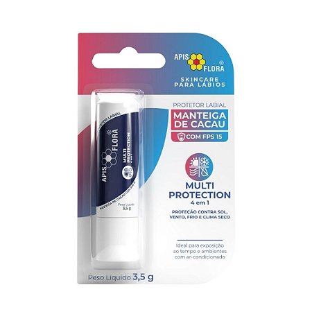 PROTETOR LABIAL MULTI PROTECTION 4 EM 1 3,5G APIS FLORA
