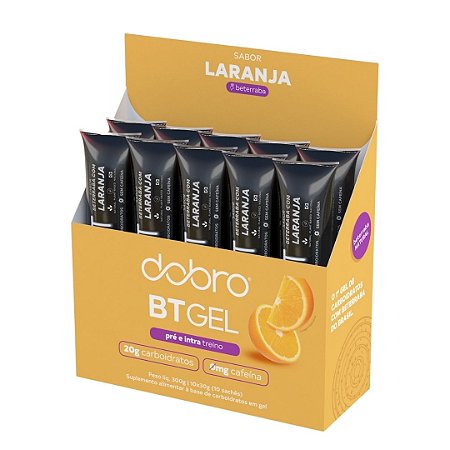 BT GEL LARANJA 10 X 30G DOBRO