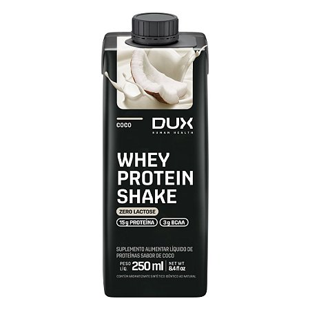 SHAKE WHEY PROTEIN COCO 250ML DUX