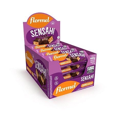 SENSAH CHOCO DARK 16 X 30G FLORMEL