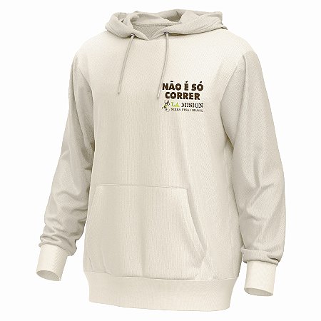 BLUSAO FEMININO OFF WHITE NAO E SO CORRER