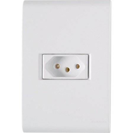 CONJUNTO 4X2 COM 1 TOMADA 20 A TRAMONTINA LIZ BR 57170/213