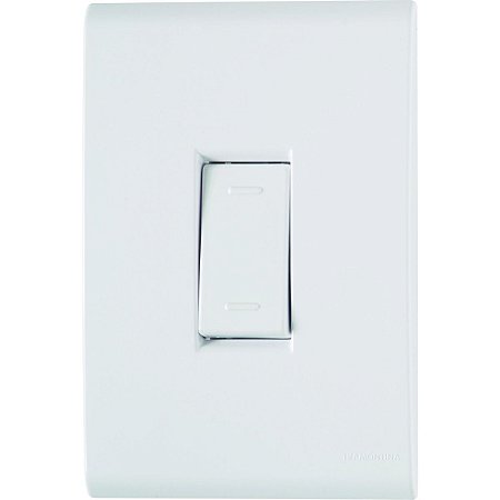 CONJUNTO 4X2 COM 1 INTERRUPTOR PARALELO TRAMONTINA LIZ BR 57170/002