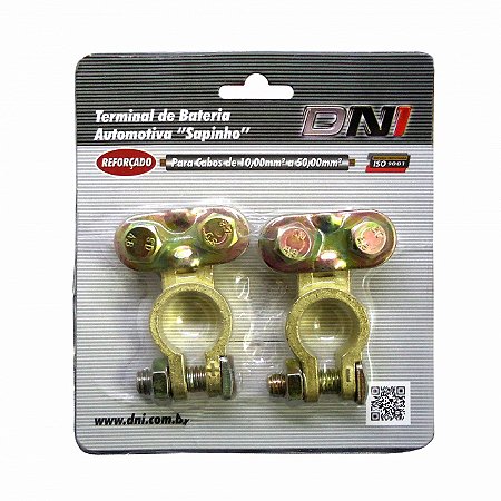 TERMINAL DE BATERIA AUTOMOTIVA SAPINHO - KIT 2 PÇS DNI-7570