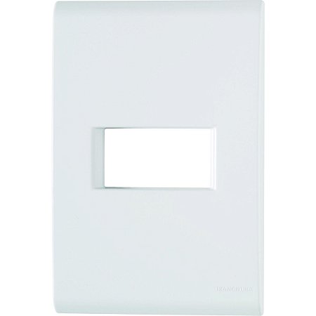 PLACA 1 POSTO HORIZONTAL 4X2 TRAMONTINA LIZ BR 57106/204