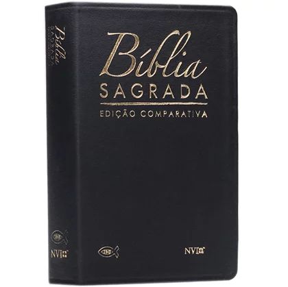 Biblia Sagrada Edição Comparativa ARC e NVI Letra Media Capa Luxo