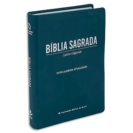Bíblia Sagrada letra gigante NAA - Azul