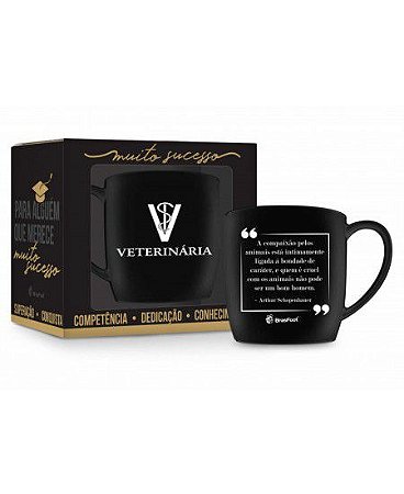 CANECA PORCELANA URBAN 360ML CURSOS - VETERINARIA