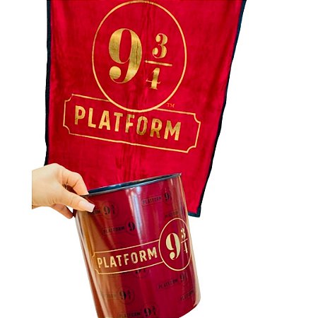 KIT ALMOFADA+MANTA HARRY POTTER - ClauMixx Presentes Criativos