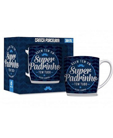 CANECA PORCELANA URBAN 360ML - PADRINHO