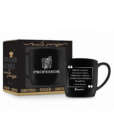 CANECA PORCELANA URBAN 360ML CURSOS - PROFESSOR