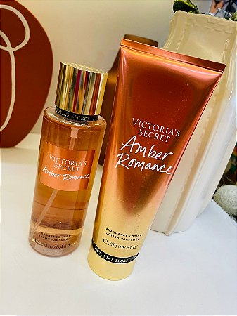 KIT BODY SPLASH + CREME VICTORIA'S SECRET - AMBER ROMANCE