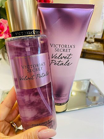 KIT BODY SPLASH + CREME VICTORIA'S SECRET -  VELVET PETALS