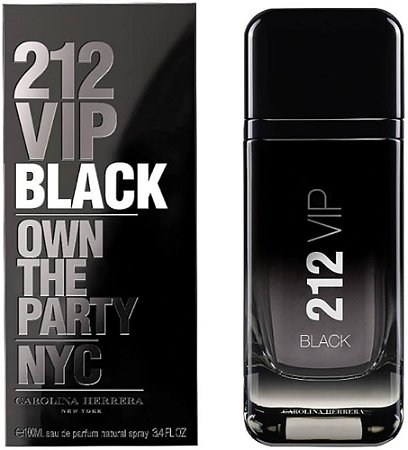 PERFUME CAROLINA HERREIRA 212 VIP BLACK - MASCULINO