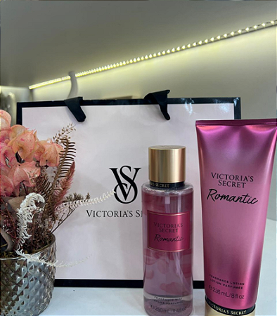 KIT BODY SPLASH + CREME VICTORIA'S SECRETS - ROMANTIC