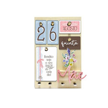 CALENDÁRIO PERMANENTE MÃE 23X15