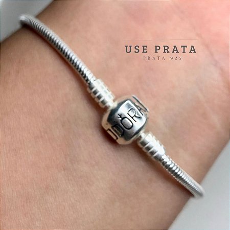 Pulseira Life Fecho Tambor Liso - 19 cm