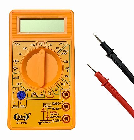MULTÍMETRO DIGITAL ID6200MT
