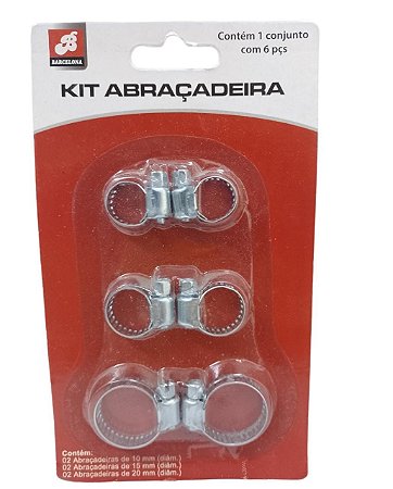 KIT ABRAÇADEIRA BAR-13987-6