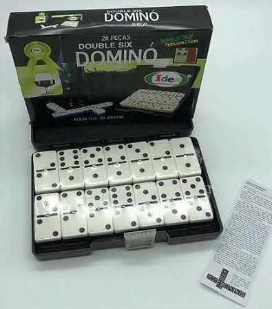 Jogo De Domino Profissional Com 28 Pecas 11,5 Mm