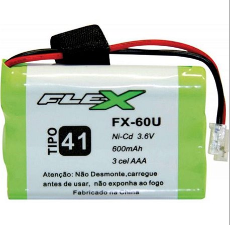 Bateria Flex Para Telefone Sem Fio FX-60U