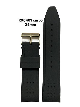 PULSEIRA P RELÓGIO EM SILICONE TERMINAL CURVO RX0401