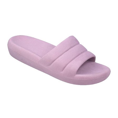 chinelo adidas lilas