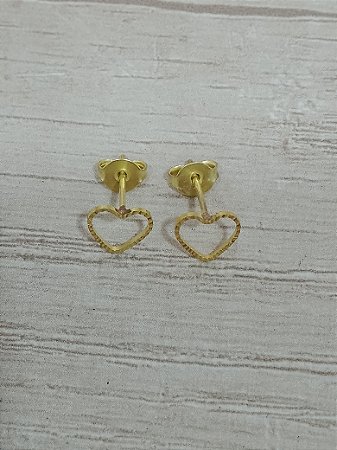 Brinco coração pequeno