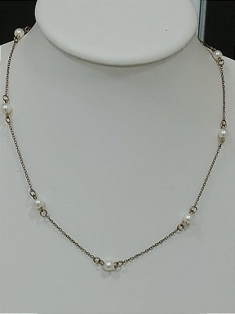 Colar pérola 4 mm