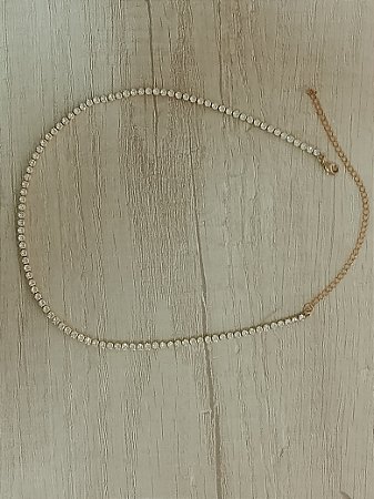 Choker em zirconia