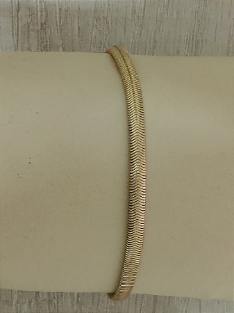 Pulseira em malha snake
