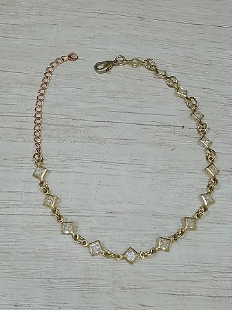 Pulseira carré em zircônia