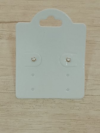 Brinco tarraxa baby zirconia