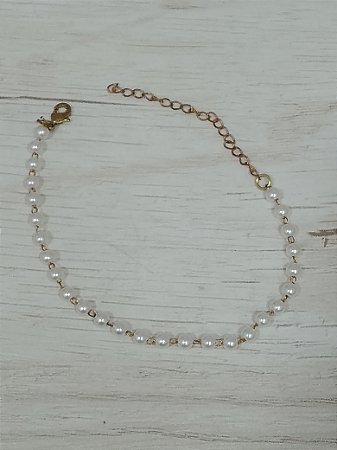 Pulseira pérola 2mm
