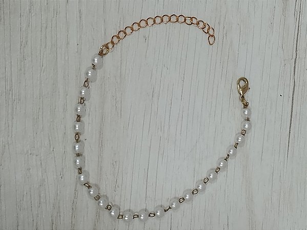 Pulseira pérola 3mm
