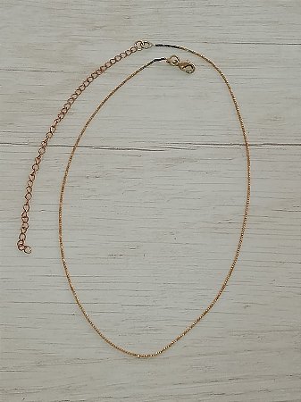 Colar veneziana 0,6mm 40 cm