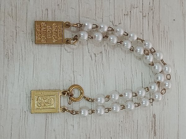 Pulseira escapulário de mão