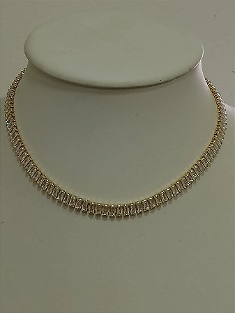 Choker baguete 2.5 x5 mm