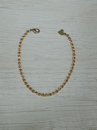 Pulseira infantil em strass diversas cores