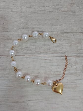 Pulseira pérola 10 mm