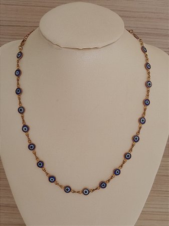Choker olho grego